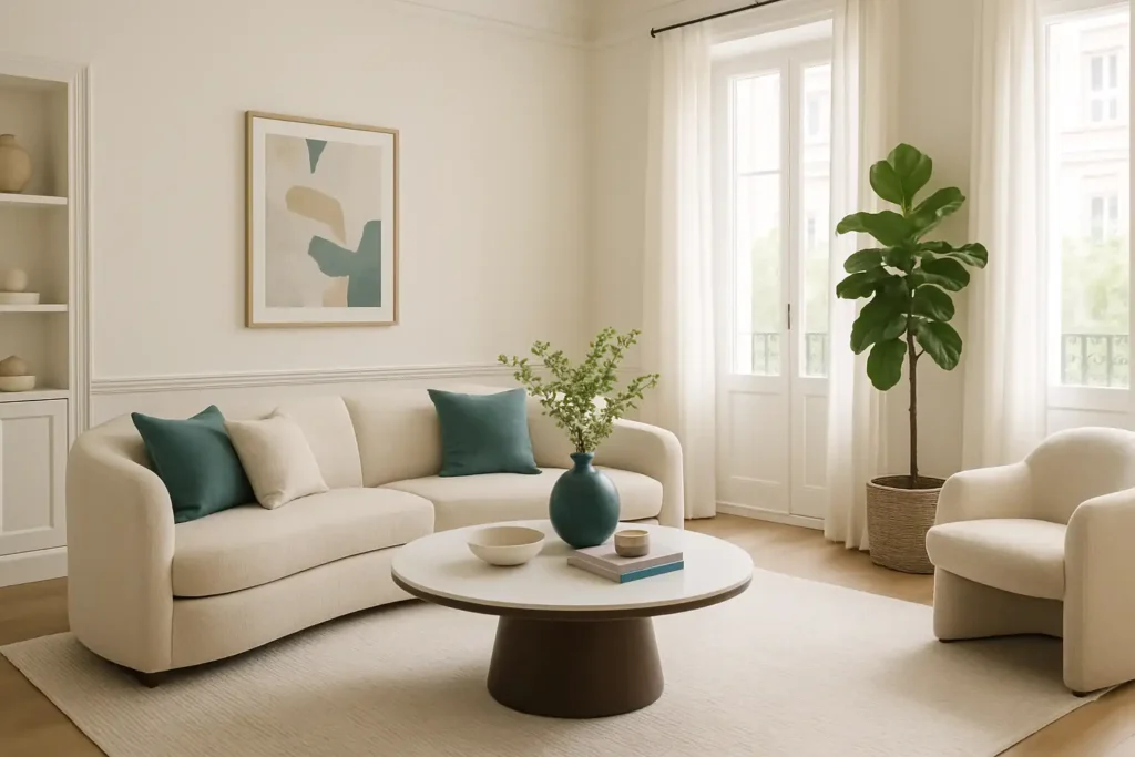 presupuesto amueblar casa Madrid salon moderno completo